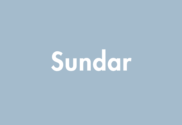 Sundar meaning