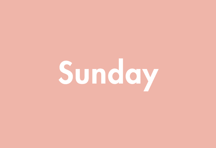 Sunday meaning