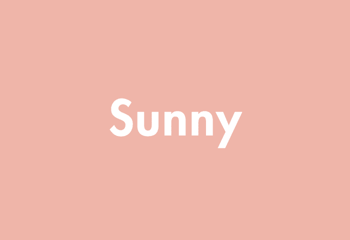 Sunny meaning