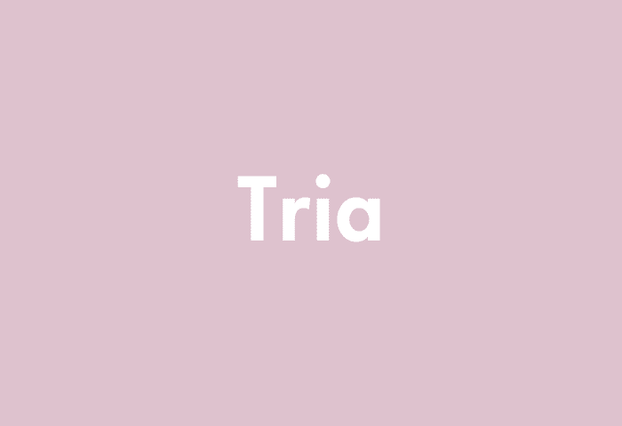 Tria meaning