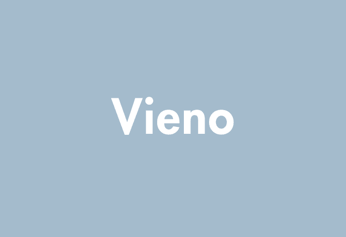 Vieno meaning