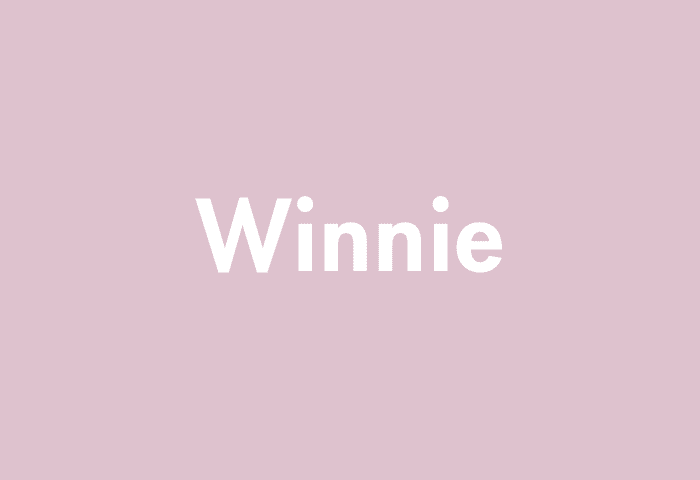 Winnie meaning