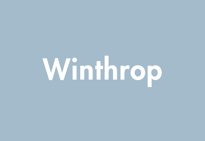 Winthrop meaning