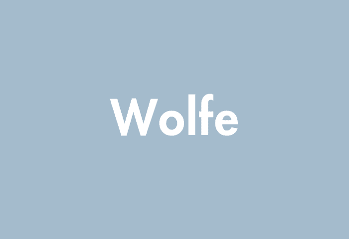 Wolfe meaning