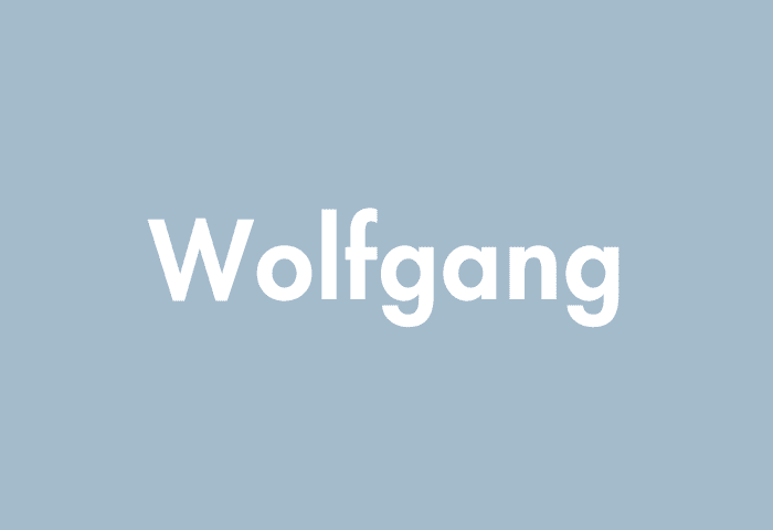 Wolfgang meaning