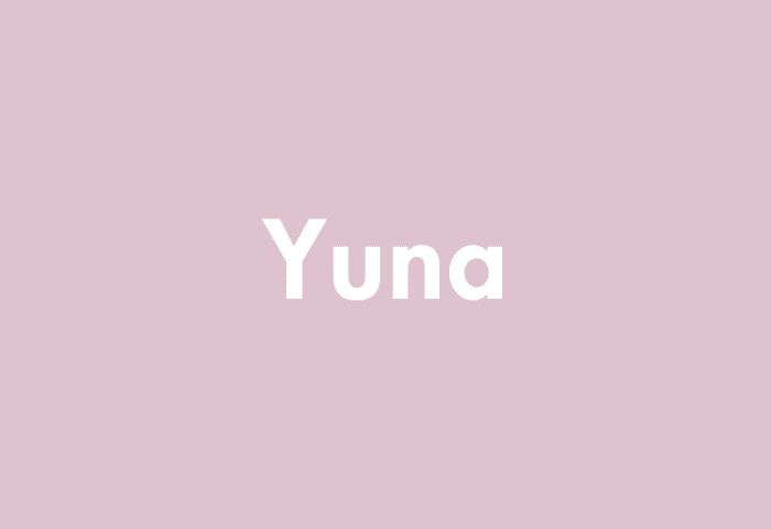 Yuna meaning
