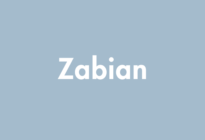 Zabian meaning