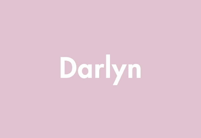 Darlyn meaning