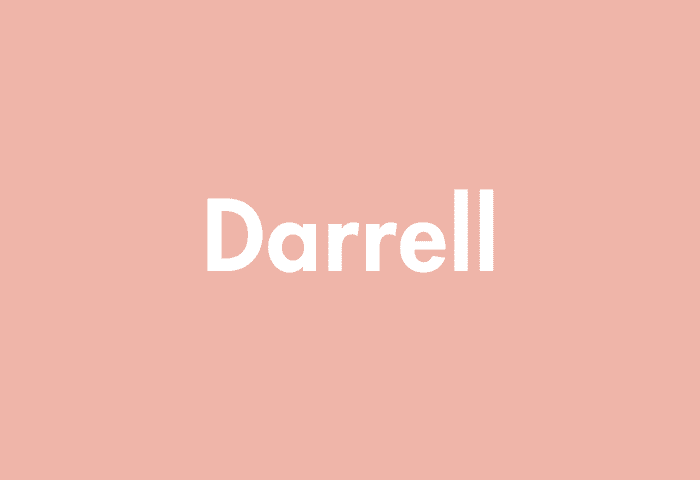 Darrell meaning