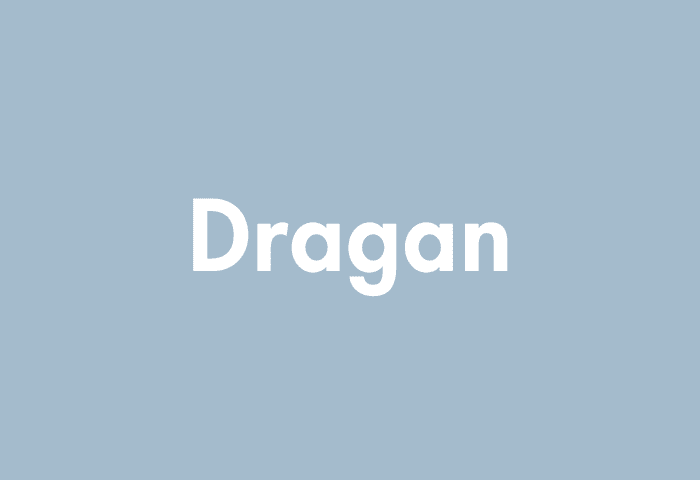 Dragan meaning