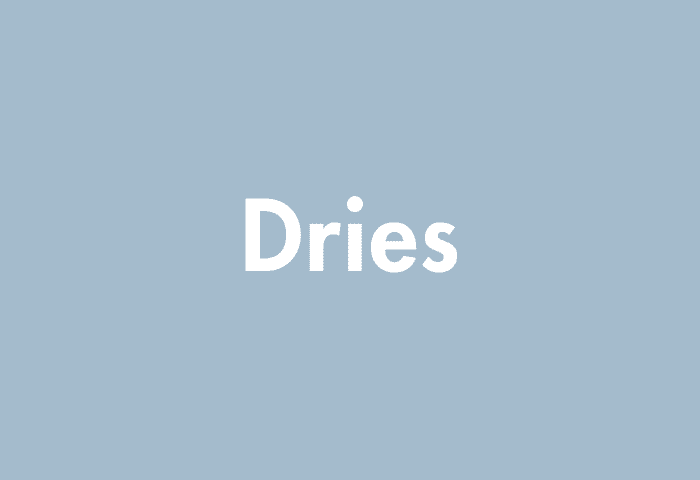 Dries meaning
