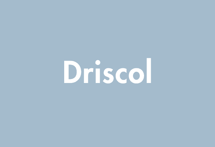 Driscol meaning