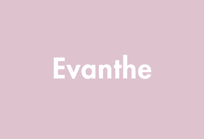 Evanthe meaning
