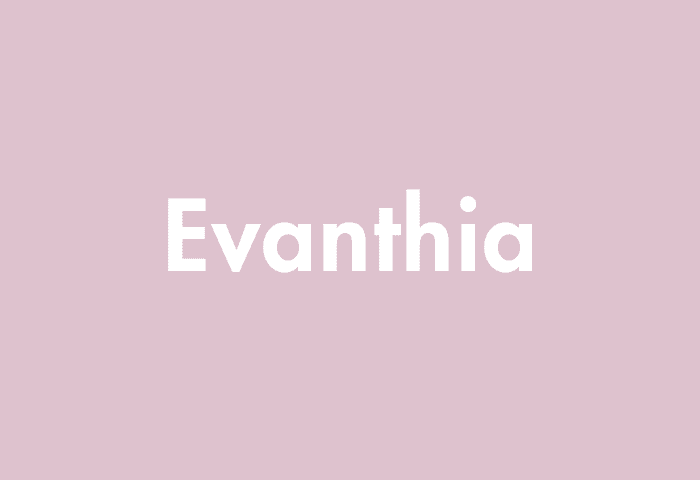 Evanthia meaning