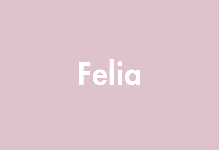 Felia meaning