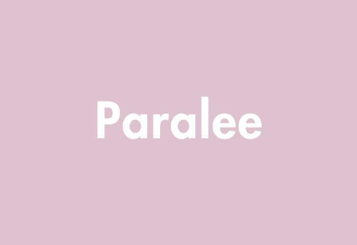 Paralee meaning