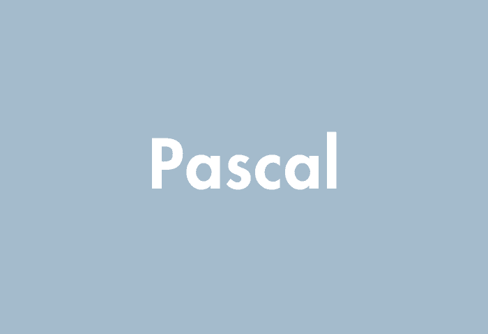 Pascal meaning
