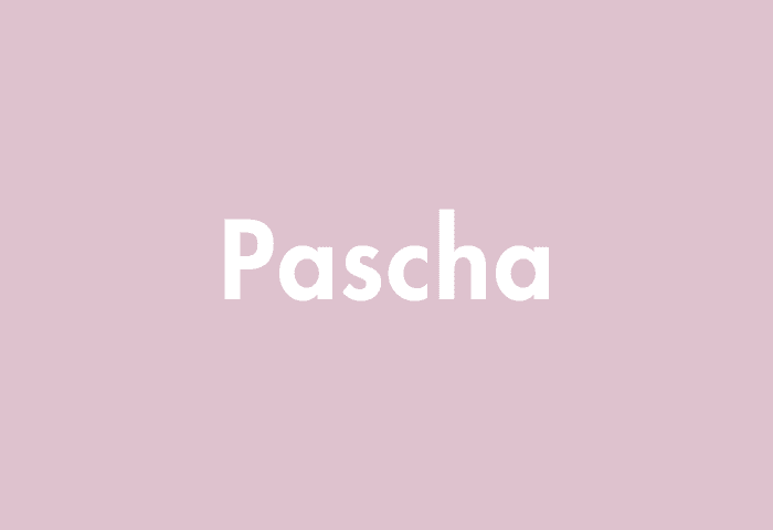 Pascha meaning