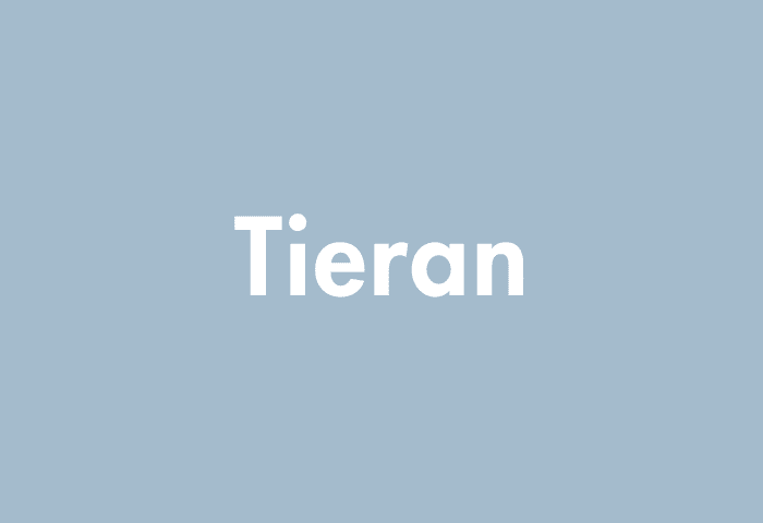 Tieran meaning