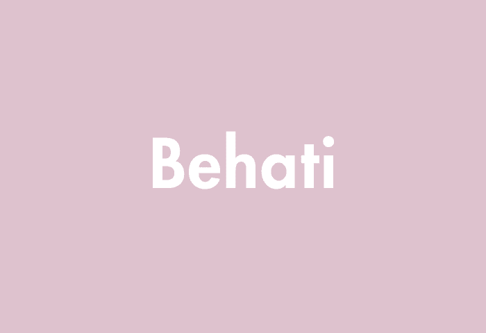 Behati meaning