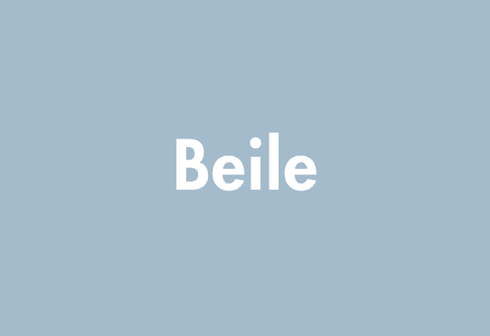 Beile meaning