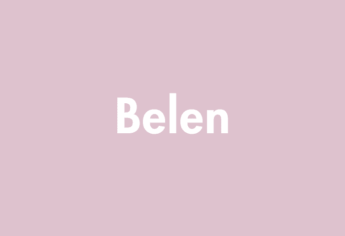 Belen meaning