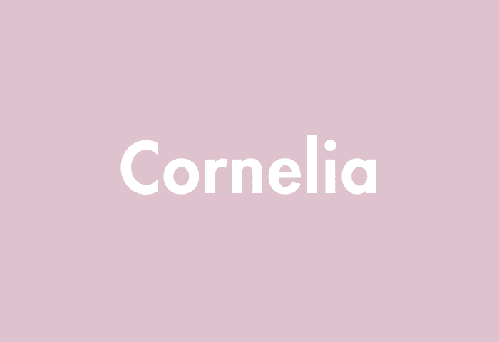 Cornelia meaning