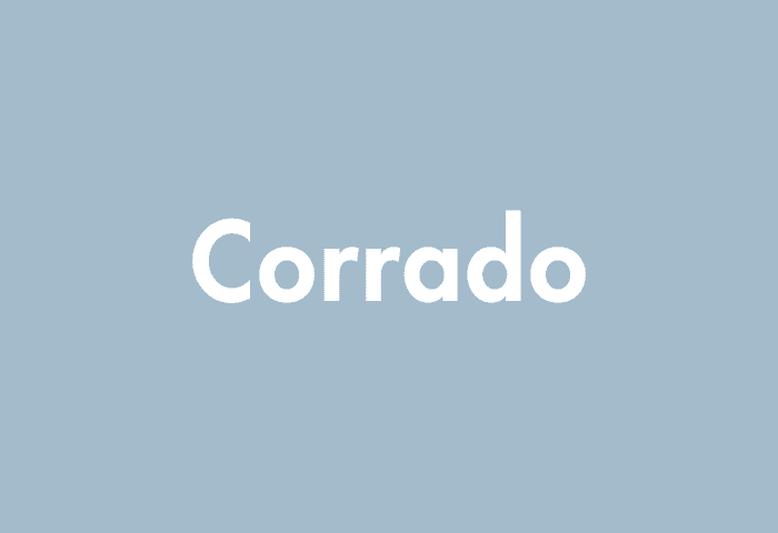 Corrado meaning