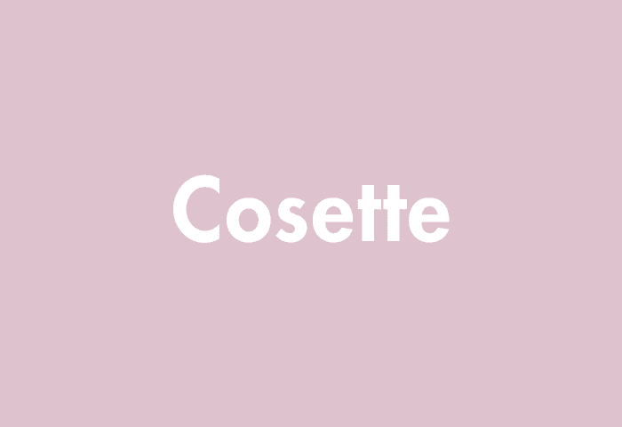 Cosette meaning