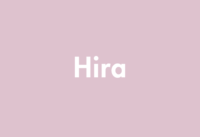 Hira meaning