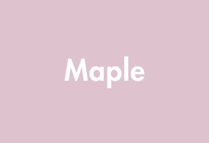 Maple meaning
