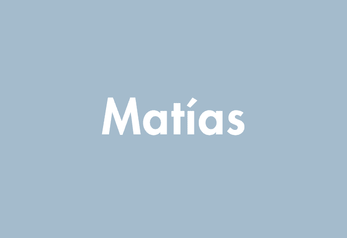 Matías meaning
