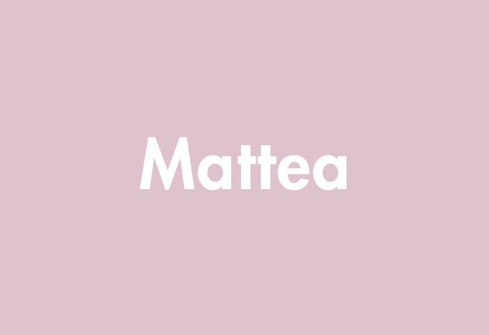 Mattea meaning