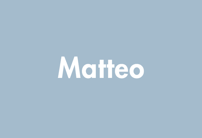 Matteo meaning