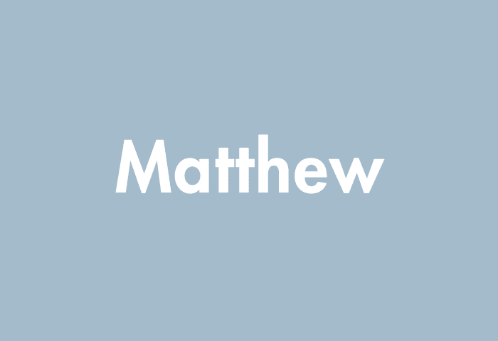 Matthew meaning