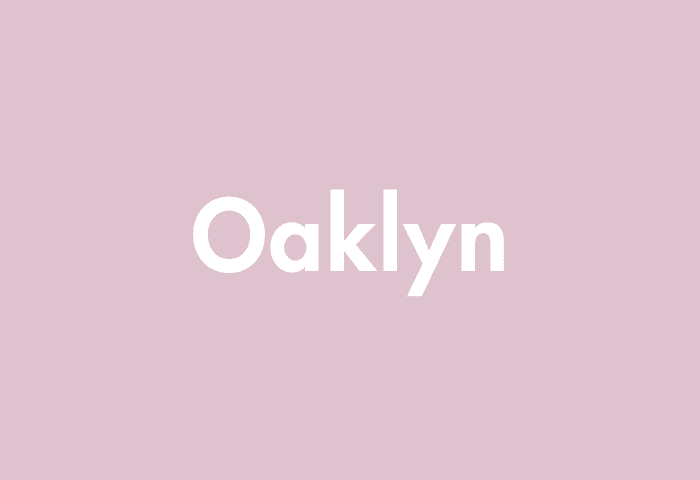 Oaklyn meaning