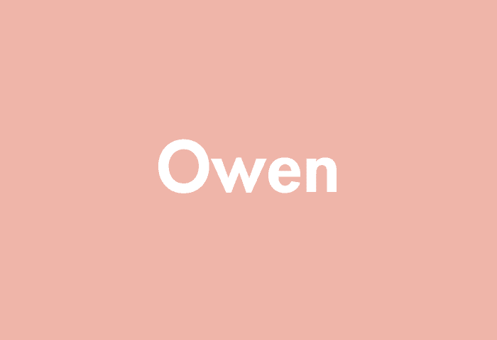 Owen meaning