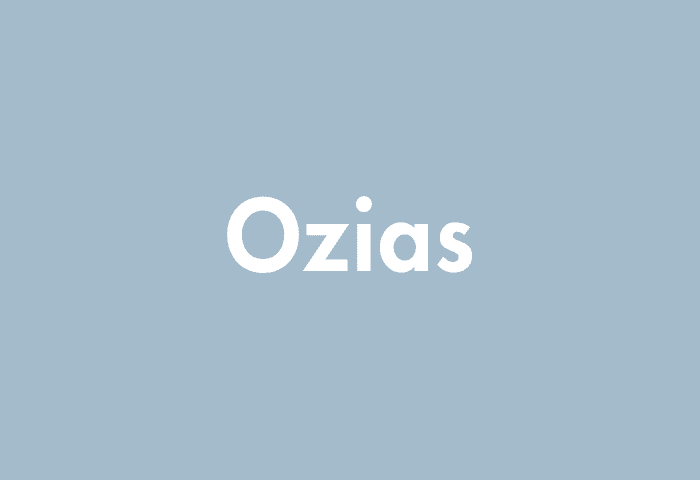 Ozias meaning