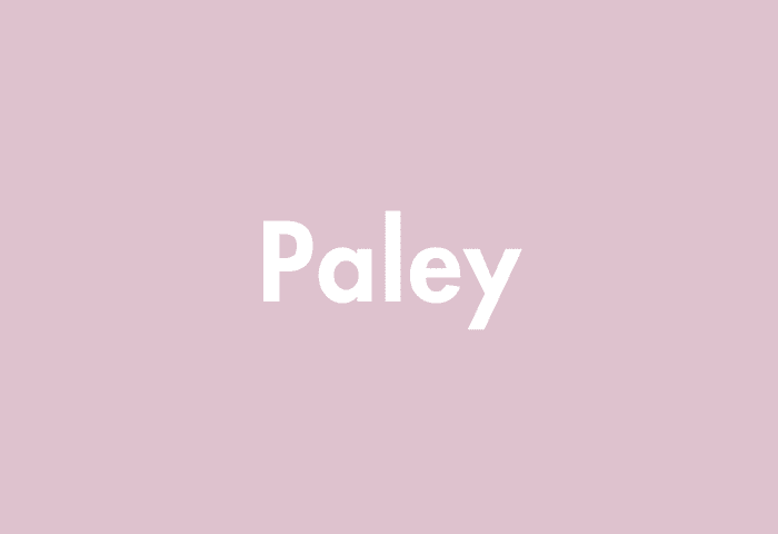Paley meaning