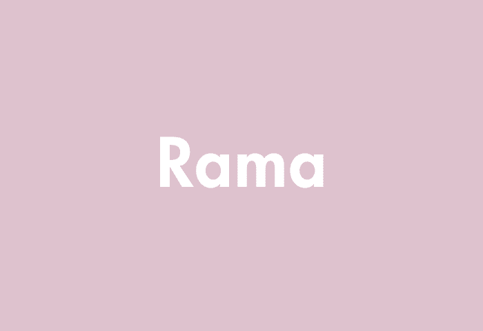 Rama meaning