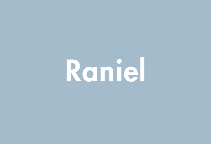 Raniel meaning