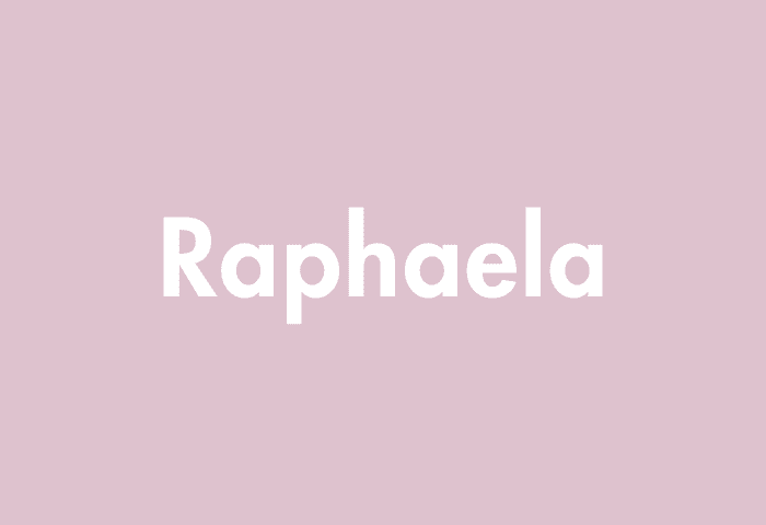 Raphaela meaning