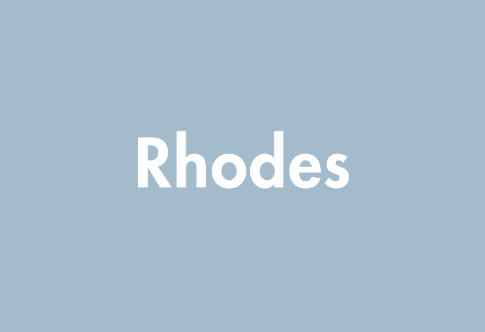 Rhodes meaning
