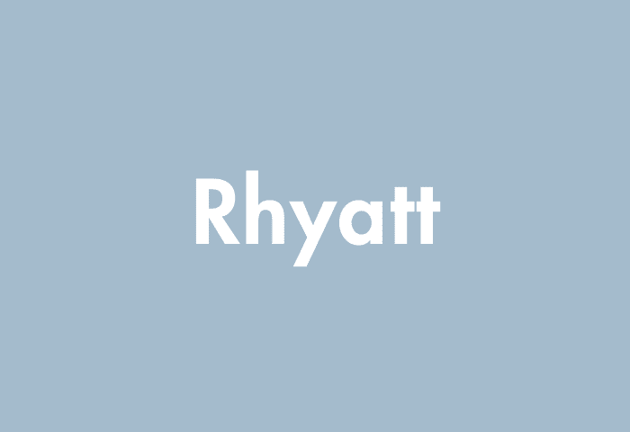 Rhyatt meaning
