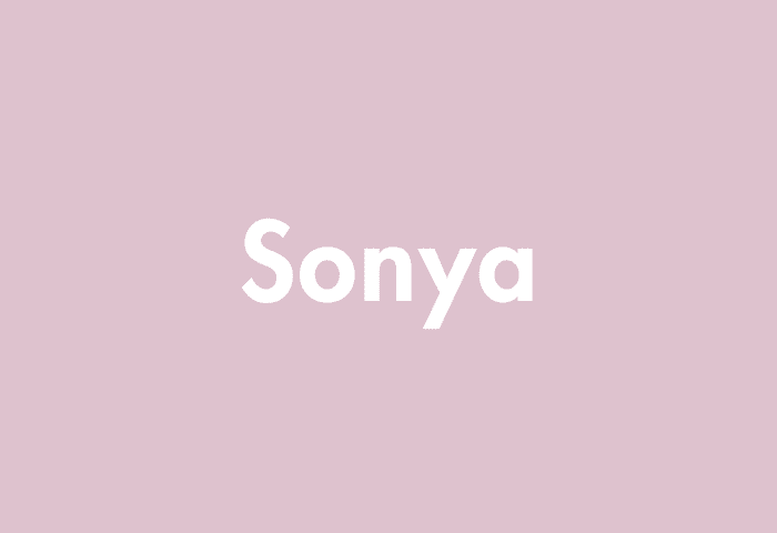 Sonya meaning