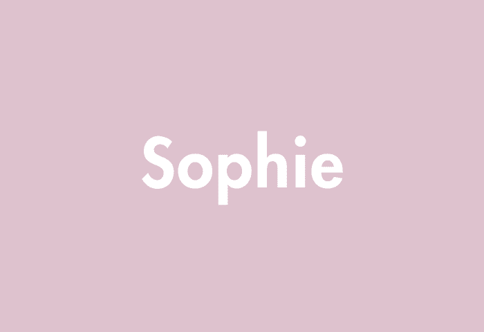 Sophie meaning