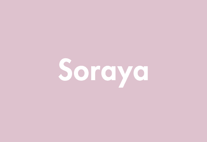 Soraya meaning