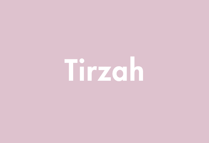 Tirzah meaning