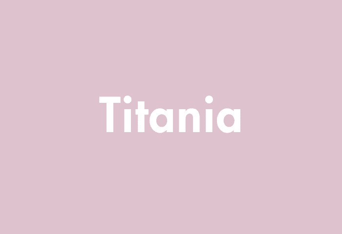 Titania meaning
