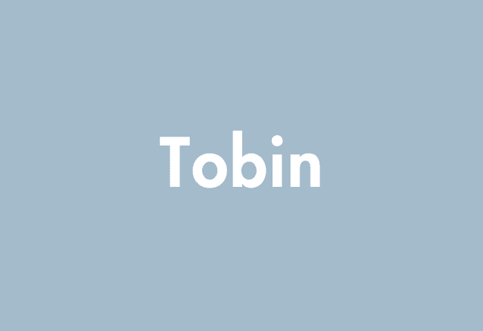 Tobin meaning